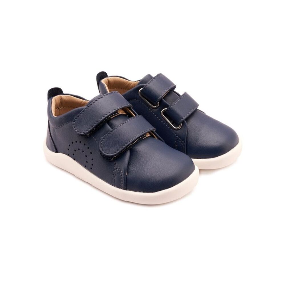 Old Soles Little Tot Leather Sneaker, Blue
